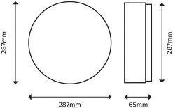 Philips Spray Bathroom Luminaire Flush To Ceiling Light -Habitat shop 1122578 R Z004A