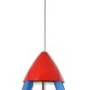 Glow Kids Rocket Ceiling Pendant Light - Blue & Red -Habitat shop 1151374 R Z001A