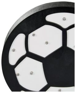Glow Kids Wooden Football Table Light - Black & White -Habitat shop 1151381 R Z003A