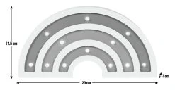 Glow Kids Wooden Rainbow Table Light - Multicoloured -Habitat shop 1151398 R E001