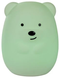 Glow Kids Bear Silicone Night Table Light - Multicoloured