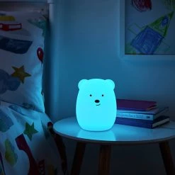 Glow Kids Bear Silicone Night Table Light - Multicoloured 15 Glow Kids Bear Silicone Night Table Light - Multicoloured -Habitat shop 1151422 R Z002C