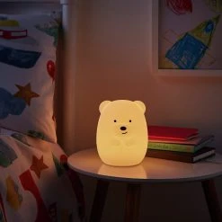 Glow Kids Bear Silicone Night Table Light - Multicoloured 16 Glow Kids Bear Silicone Night Table Light - Multicoloured -Habitat shop 1151422 R Z003C