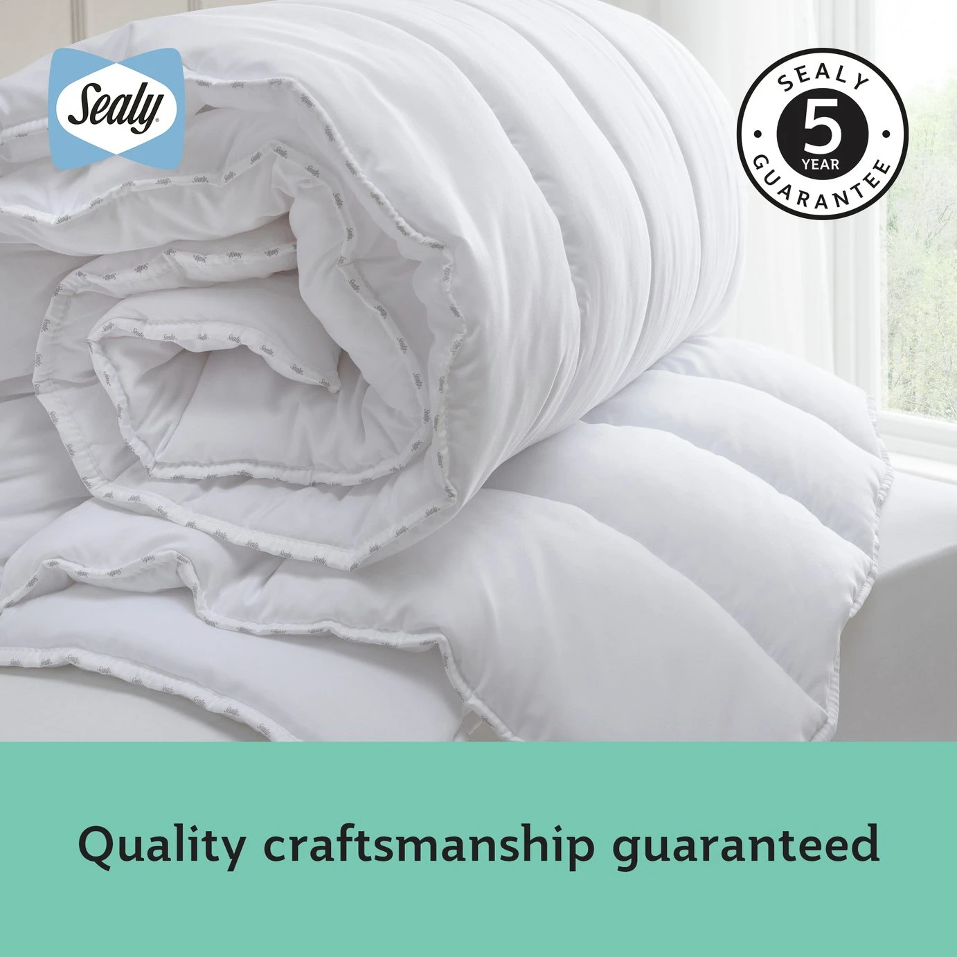 Sealy Anti Allergy Hollowfibre 10.5Tog Duvet - Single 10 Sealy Anti Allergy Hollowfibre 10.5Tog Duvet - Single - Image 8