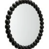 Habitat Beaded Round Wall Mirror - Black - 50x50cm -Habitat shop 1182642 R Z001A