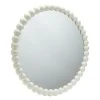 Habitat Beaded Round Wall Mirror - White - 70x70cm