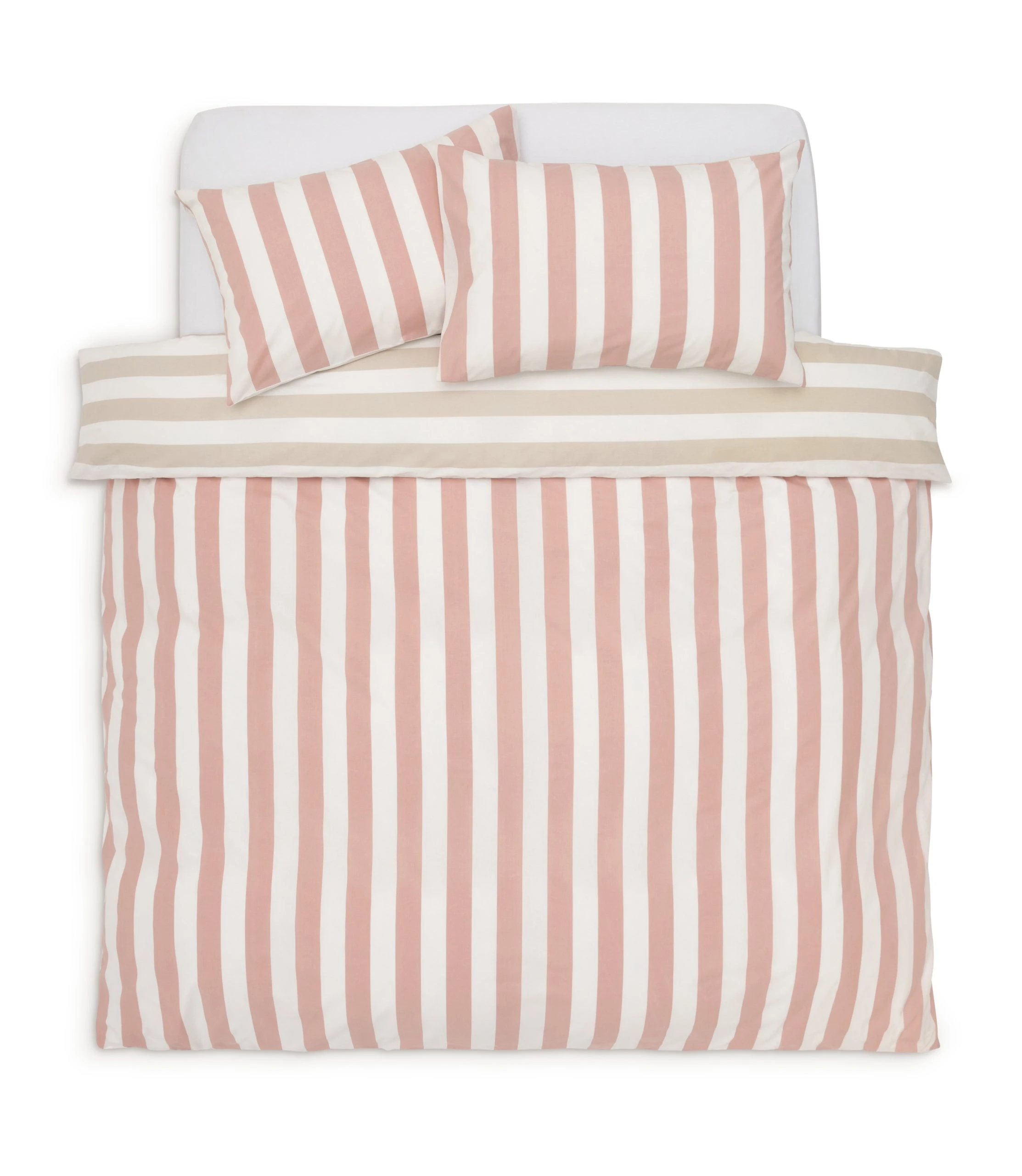 Habitat Summer Haze Stripe Pink Bedding Set - Single 5 Habitat Summer Haze Stripe Pink Bedding Set - Single - Image 3