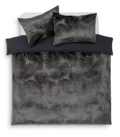 Habitat Velvet Feather Charcoal Bedding Set - Double -Habitat shop 1232499 R Z002A