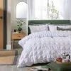 Habitat Seersucker Square White Bedding Set - Single -Habitat shop 1232554 R Z001A