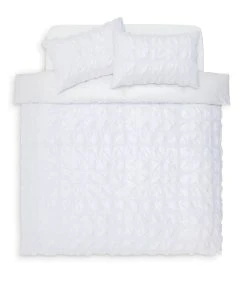 Habitat Seersucker Square White Bedding Set - Single 9 Habitat Seersucker Square White Bedding Set - Single -Habitat shop 1232554 R Z002A