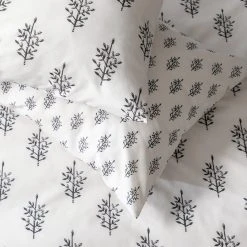 Habitat Woodblock Leaf White Bedding Set - Single 10 Habitat Woodblock Leaf White Bedding Set - Single -Habitat shop 1232846 R Z003A