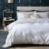 Habitat Cotton 180 TC Oxford Edge White Bedding Set- Double -Habitat shop 1232956 R Z001A