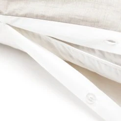 Habitat Cotton 180 TC Oxford Edge White Bedding Set- Double -Habitat shop 1232956 R Z004A