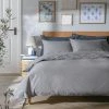 Habitat Cotton 180TC Linen Look Grey Bedding Set - Single -Habitat shop 1233144 R Z001A