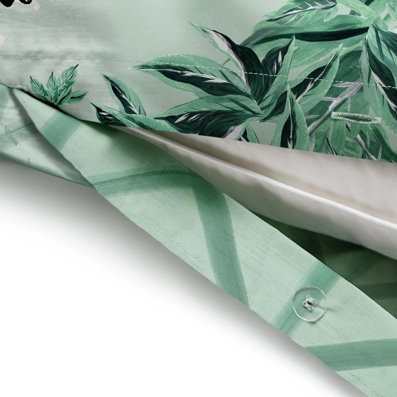 Habitat Crane Panel Green Bedding Set - Single 7 Habitat Crane Panel Green Bedding Set - Single - Image 5