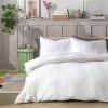 Habitat Cotton 200TC Muslin White Bedding Set - Double -Habitat shop 1233278 R Z001A