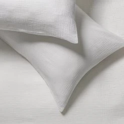 Habitat Cotton 200TC Muslin White Bedding Set - Double -Habitat shop 1233278 R Z003A