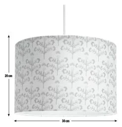 Habitat Floral Print Faux Linen Shade - Cream And Orange 10 Habitat Floral Print Faux Linen Shade - Cream And Orange -Habitat shop 1233663 R E001