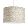 Habitat Floral Print Faux Linen Shade - Cream And Orange