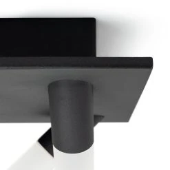 Habitat Metal 4 Light LED Bathroom Flush Ceiling Light-Black -Habitat shop 1233687 R Z002A