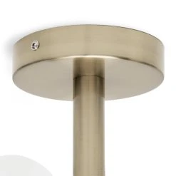Habitat Globe Ribbed Metal Bathroom Ceiling Light - Brass -Habitat shop 1233711 R Z003A