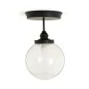 Habitat Globe Metal Bathroom Pendant Light - Black