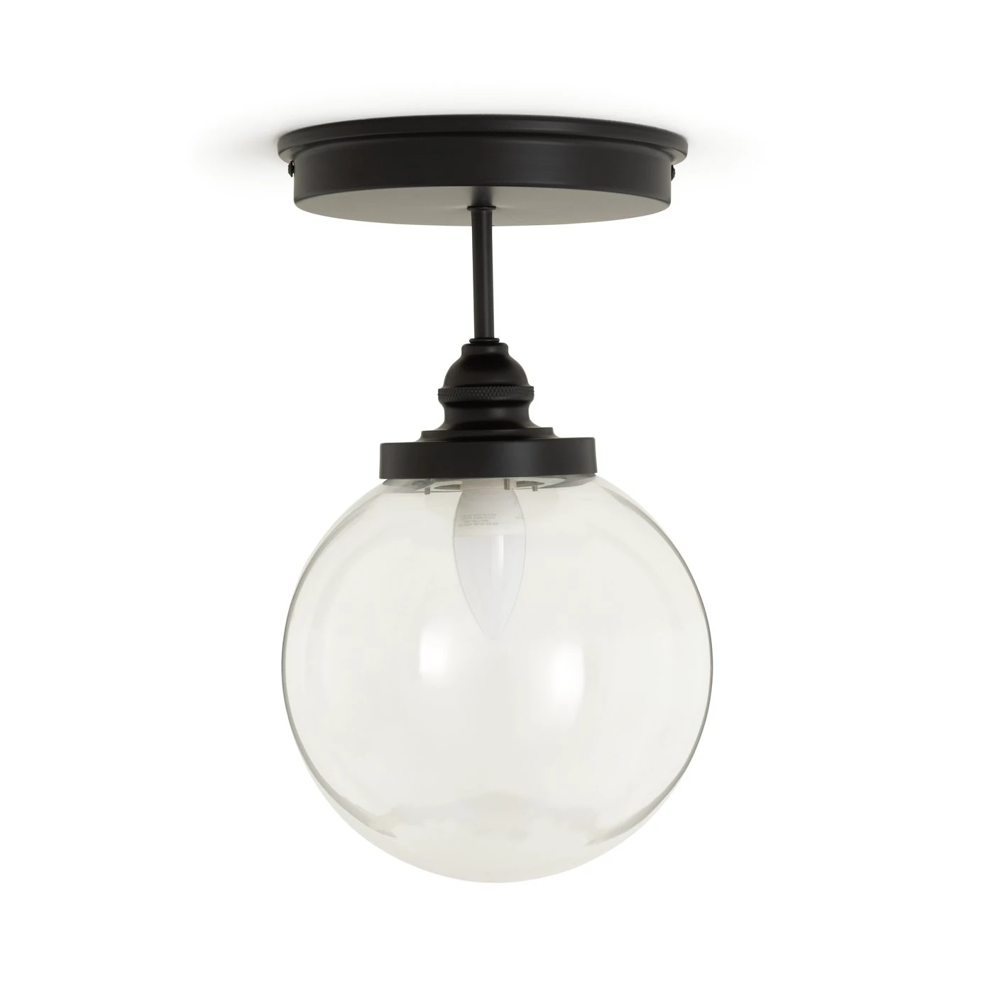 Habitat Globe Metal Bathroom Pendant Light - Black 3 Habitat Globe Metal Bathroom Pendant Light - Black