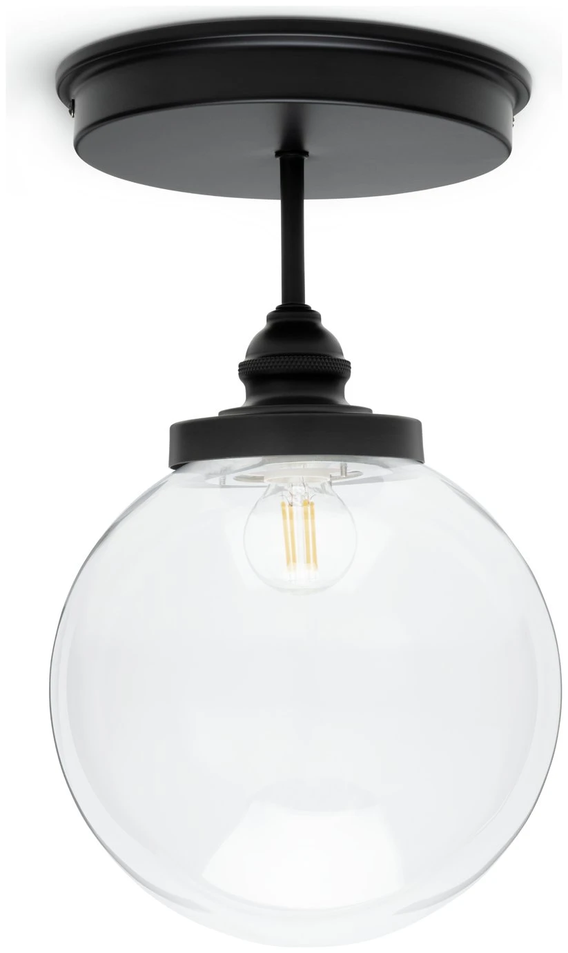 Habitat Globe Metal Bathroom Pendant Light - Black 8 Habitat Globe Metal Bathroom Pendant Light - Black - Image 6