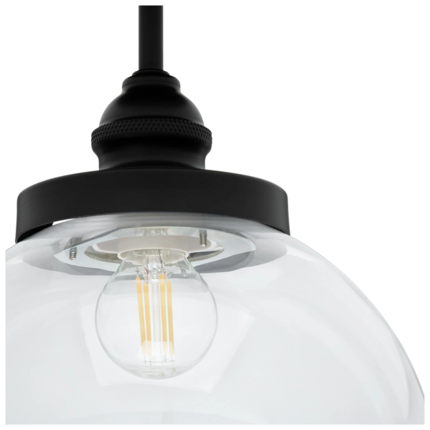 Habitat Globe Metal Bathroom Pendant Light - Black 9 Habitat Globe Metal Bathroom Pendant Light - Black - Image 7