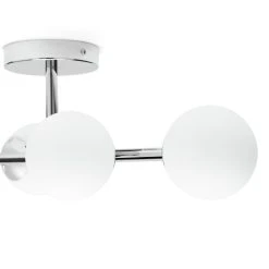 Habitat Metal 4 Light Bathroom Flush Ceiling Light - Chrome -Habitat shop 1233807 R Z002A