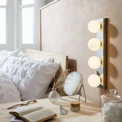 Habitat Metal 4 Light Bathroom Wall Light - Chrome -Habitat shop 1233852 R Z003C