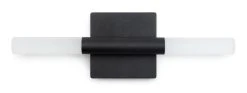 Habitat Metal 2 Light LED Bathroom Wall Light - Black