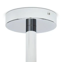 Habitat Sputnik Metal Bathroom Flush Ceiling Light - Chrome -Habitat shop 1233890 R Z003A