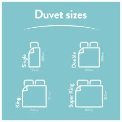 Slumberdown Light & Cool 1 Tog Duvet - Single -Habitat shop 1251449 R Z006A