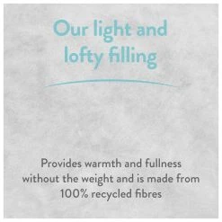 Slumberdown Light & Cool 1 Tog Duvet - Single -Habitat shop 1251449 R Z008A