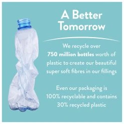 Slumberdown Light & Cool 1 Tog Duvet - Single -Habitat shop 1251449 R Z011A