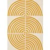 Habitat Global Print Flatweave Rug - 120X170cm - Yellow -Habitat shop 1256664 R Z001A