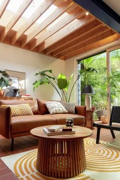 Habitat Global Print Flatweave Rug - 120X170cm - Yellow -Habitat shop 1256664 R Z005C