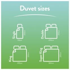 Slumberdown Ever Fresh 10.5 Tog Duvet - Single -Habitat shop 1256767 R Z007A