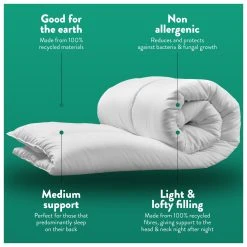 Slumberdown Remade 10.5 Tog Duvet - Single -Habitat shop 1256808 R Z004A