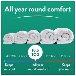 Slumberdown Remade 10.5 Tog Duvet - Single -Habitat shop 1256808 R Z006A
