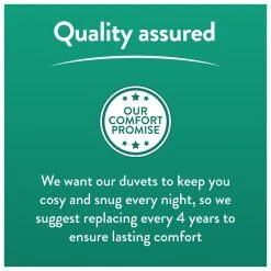 Slumberdown Remade 10.5 Tog Duvet - Single -Habitat shop 1256808 R Z010A