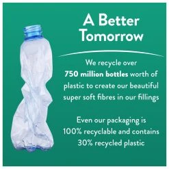 Slumberdown Remade 10.5 Tog Duvet - Single -Habitat shop 1256808 R Z011A