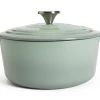 Habitat 3.3 Litre Cast Iron Casserole Dish - Green