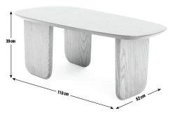 Habitat Xylo Coffee Table - Dark Wood -Habitat shop 1308024 R E001
