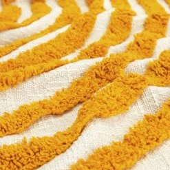 Habitat Geo Tufted Throw - White & Yellow - 125x150cm -Habitat shop 1309944 R Z003A