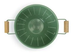 Habitat Enamel And Wood Colander -Habitat shop 1404519 R Z002A