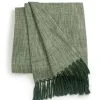 Habitat Recycled Throw - Green - 125x150cm -Habitat shop 1406775 R Z001A