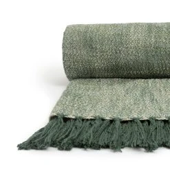 Habitat Recycled Throw - Green - 125x150cm -Habitat shop 1406775 R Z002A