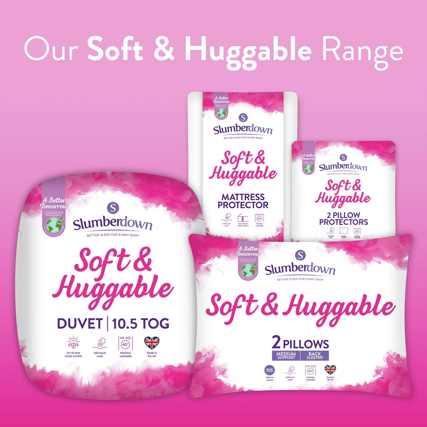 Slumberdown Soft & Huggable 10.5 Tog Duvet - Single 11 Slumberdown Soft & Huggable 10.5 Tog Duvet - Single - Image 9